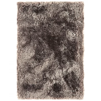 Image of Asiatic Plush Shaggy Rug - 140 x 200cm - Zinc