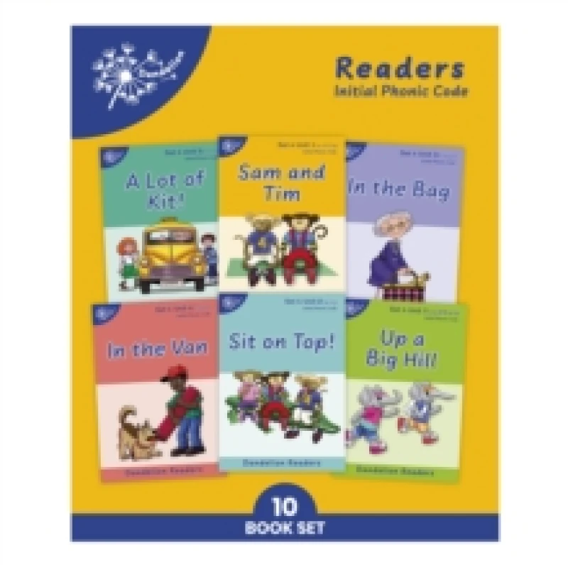 Image of Phonic Books Dandelion Readers Set 4 Units 1-10 : Sounds of the alphabet and adjacent consonants Multiple-component retail product, slip-cased