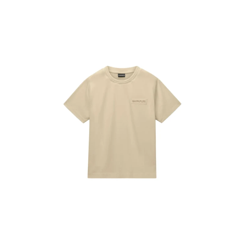 Image of Womens T-Shirt Napapijri Clarao Beige Female S