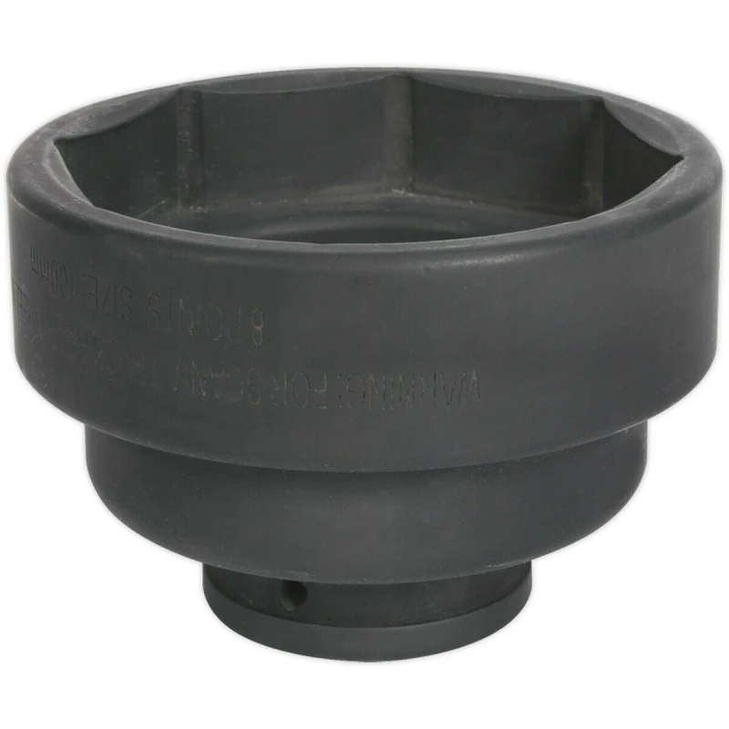 Image of Loops 100mm SCANIA Rear Hub Nut Socket - 3/4" Square Drive - 8 Point Impact Bit Multi