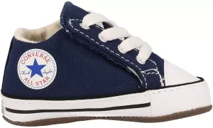 Image of Converse Babies' Chuck Taylor All Star Cribster Soft Trainers - Navy - UK 2 Baby - Blue