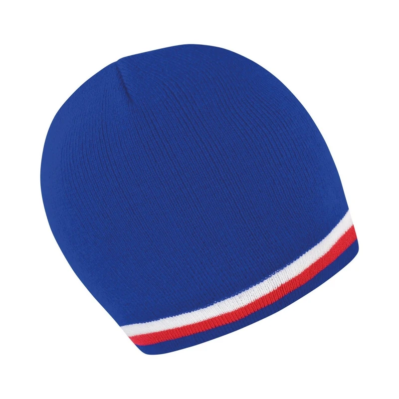 Image of Result Result Men National France Beanie in Bright Blue Bright Blue One Size Male 5063527382016