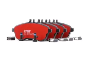 Image of TRW Brake pad set MERCEDES-BENZ GDB1736DTE 0004200305,0054200820,0054200920 0054201220,0064207120,0074205520,0074205620,0074209220,A0004200305