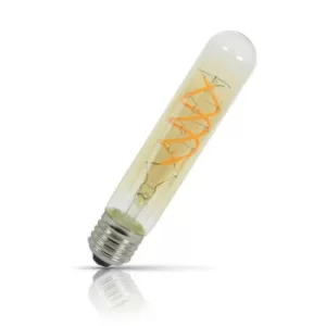 Image of Lyyt T30 LED Light Bulb Spiral Filament E27 5W (50W Eqv) Warm White Amber Tinted
