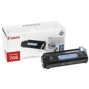 Image of Canon 706 Black Laser Toner Ink Cartridge