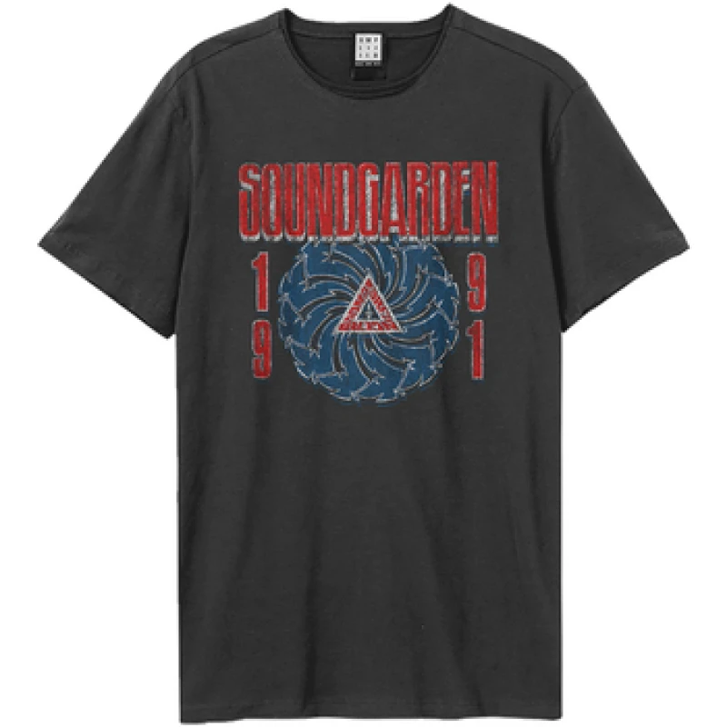 Image of Amplified Amplified Men 1991 Soundgarden Vintage T-Shirt in Charcoal Size: X-Small Charcoal XS Male 5063527541598