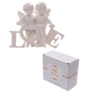 Image of Cute LOVE Letters Cherub Couple