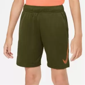Image of Nike Dri-FIT Big Kids (Boys') Training Shorts - Green