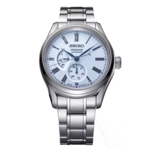 Image of Seiko Presage Automatic Blue Dial Stainless Steel Bracelet Mens Watch SPB267J1