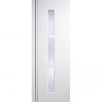 Image of Sierra Blanco Internal Glazed Prefinished White 3 Lite Door - 762 x 1981mm