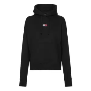 Image of Tommy Jeans Centre Badge Hoodie - Black