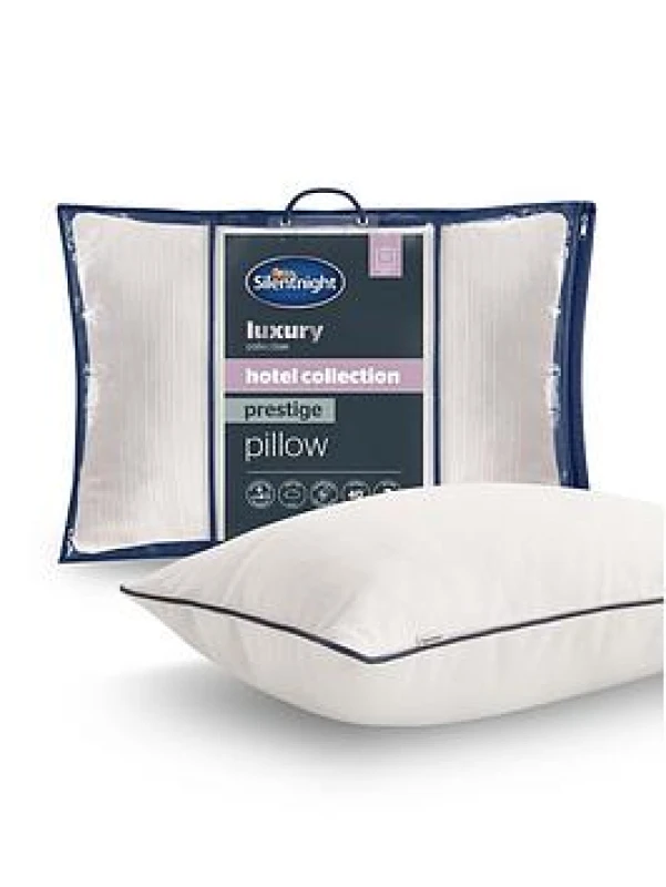 Image of Silentnight Hotel Collection Prestige Pillow White ONE SIZE
