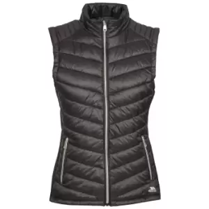 Image of Trespass Womens/Ladies Elanora Padded Gilet (S) (Black)