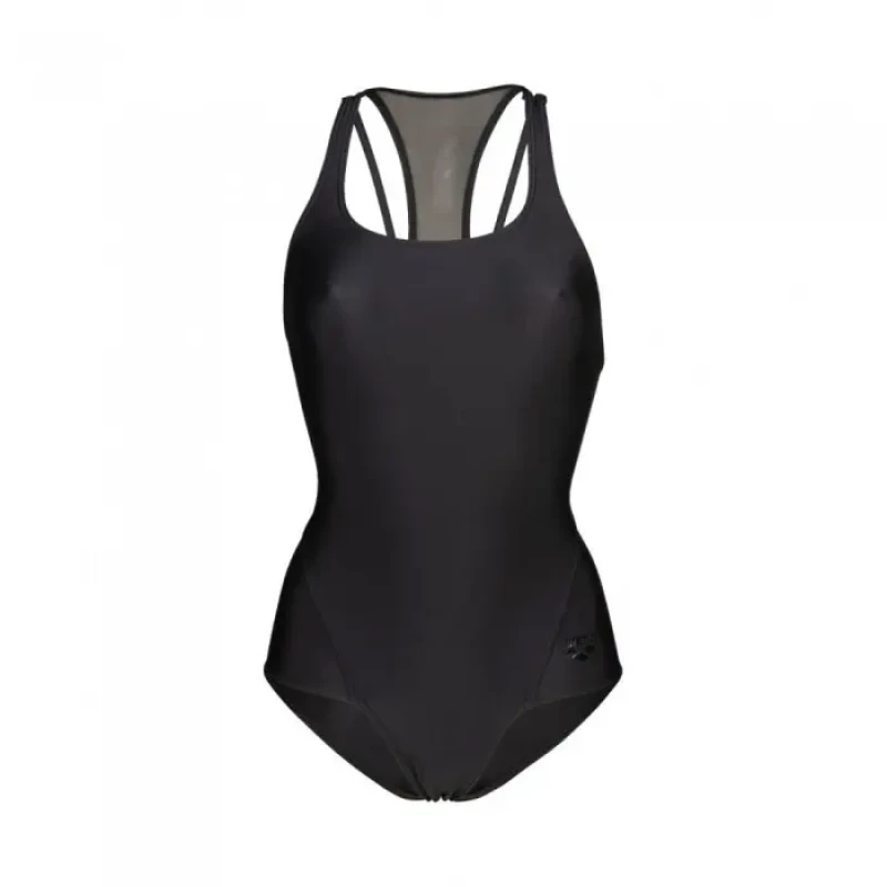 Image of Womens 1 Piece swimsuit Arena Mesh Panels Power Noir Female 46