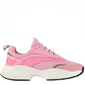 Image of Ed Hardy Scale Runner Trainers - Pink