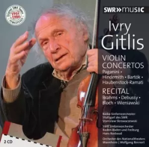 Image of Ivry Gitlis - Ivry Gitlis: Violin Concertos CD Album - Used