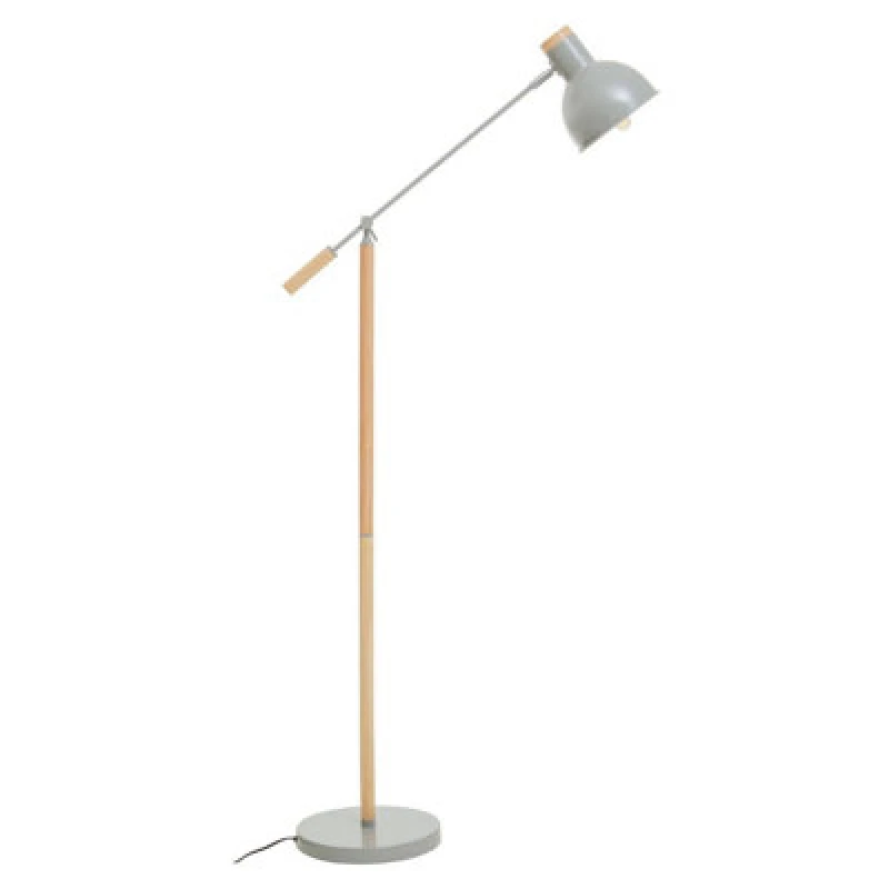 Image of Orsina Matte Grey Floor Lamp, Adjustable Height Office Lamp, Easy-To-Use Lamp Floor, Focused Lighting Bedroom Lamp