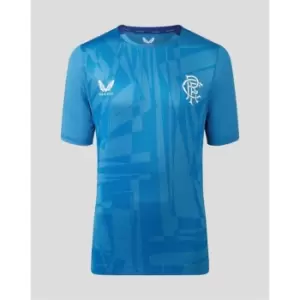 Image of Castore Rangers United Training Top 2023 2024 Junior - Blue