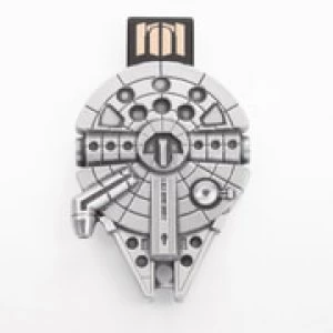 Image of Royal Selangor Star Wars Millennium Falcon 16GB Pewter Flash Drive