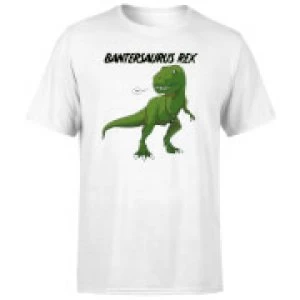 Image of Bantersaurus Rex Mens T-Shirt - White - 5XL