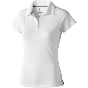 Image of Elevate Womens/Ladies Ottawa Short Sleeve Ladies Polo (XXL) (White)