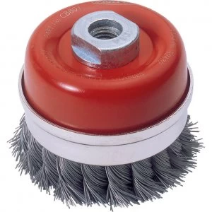 Image of Draper Expert Twist Knot Wire Cup Brush 80mm M14 Thread