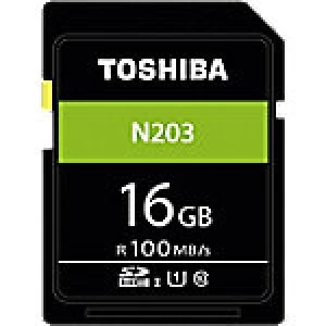 Image of Toshiba SDHC Flash Memory Card N203 16GB
