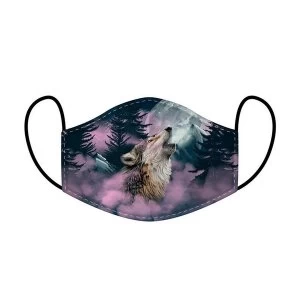 Image of Protector of the North Wolf Reusable Face Covering - Large