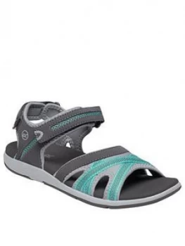 Image of Regatta Santa Clara Sandal - Dark Grey