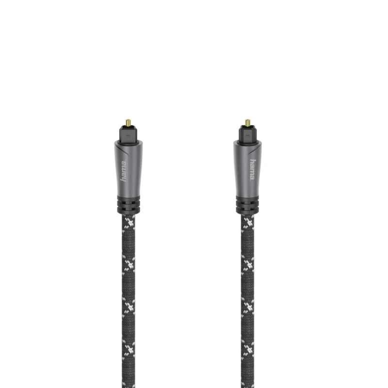 Image of Hama Hama 00205140 audio cable 3m TOSLINK Black, Grey 00205140