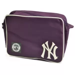 Image of MLB Shoulder Bag (One Size) (Burgundy) - New York Yankees