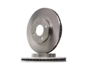 Image of RIDEX Brake disc RENAULT,NISSAN 82B0635 402061HA0A,402061HA0B Brake rotor,Brake discs,Brake rotors