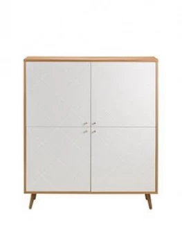 Image of Julian Bowen Moritz 4 Drawer Chest - Oak