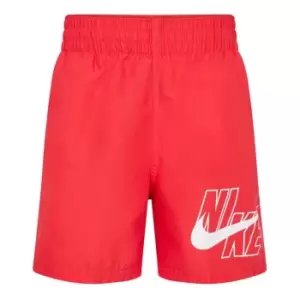 Image of Nike 4 Volley Swim Shorts Junior Boys - Red