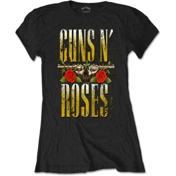 Image of Guns N' Roses - Big Guns Womens Large T-Shirt - Black
