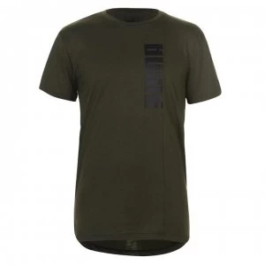 Image of Puma Energy Tri T Shirt Mens - Forest Night