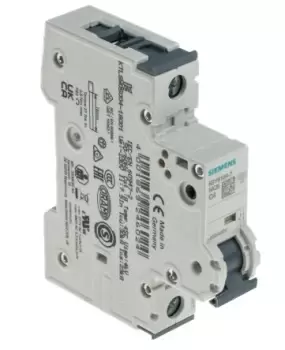Image of Siemens Sentron 4A MCB Mini Circuit Breaker1P Curve C, Breaking Capacity 6 kA