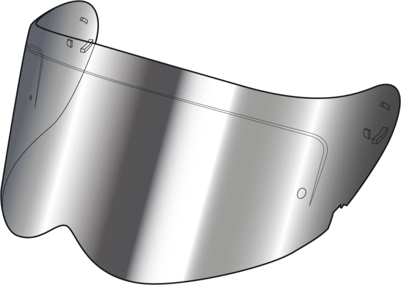 Image of Simpson Venom/Speed Visor Mirror Silver Size