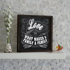 Image of KZM502 Brown White Black Decorative Framed MDF Painting