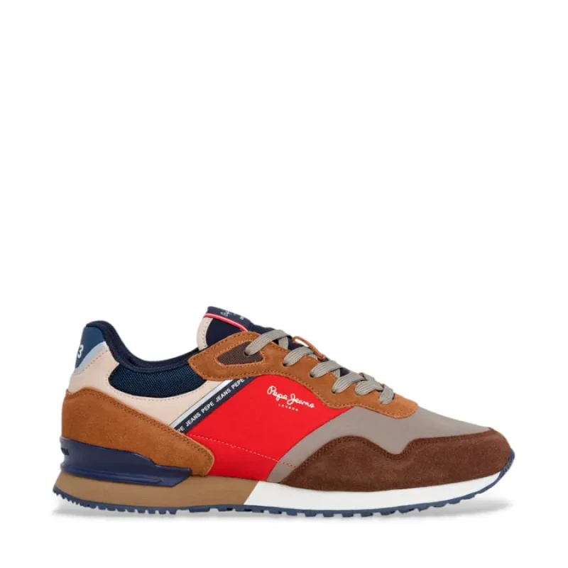 Image of Pepe Jeans London Mood M Trainers brown/red Men 40 (6.5);41 (7);42 (8);43 (9);44 (9.5);45 (10 to 10.5)