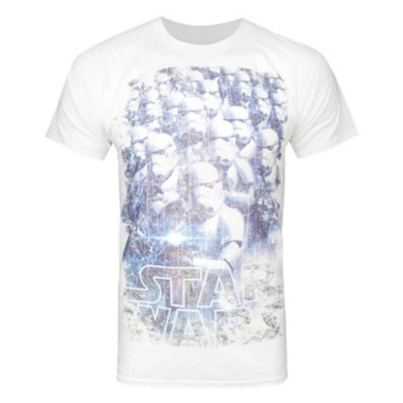 Image of Star Wars Short Sleeved T-Shirt White male