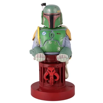 Image of Star Wars Boba Fett 8" Cable Guy Controller and Smartphone Stand - Limited Edition Exclusive