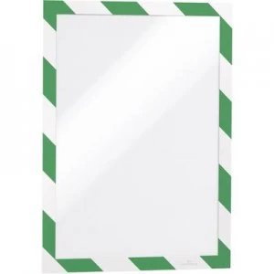 Image of Durable 4944131 Ad frame Self Adhesive Green, White (W x H) 323mm x 236mm A4