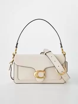 Image of Coach Tabby 26 Refresh Polished Pebble Leather Shoulder Bag - Chalk