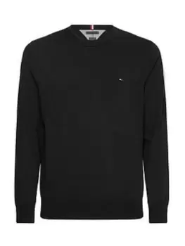 Image of Tommy Hilfiger 1985 Knitted Jumper - Black Size M Men