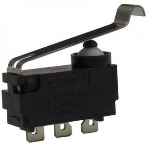 Image of Zippy Microswitch DW N3S 04A0A Z 12 Vdc 3 A 1 x OnOn momentary