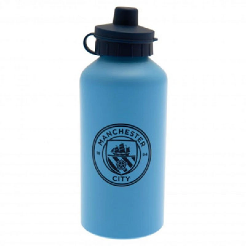 Image of Manchester City FC Aluminium 500ml Bottle Blue unisex