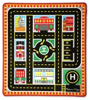 Image of Melissa and Doug Round the City Rescue Rug.