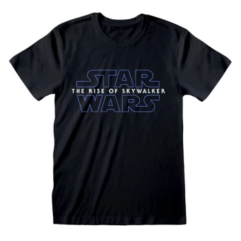 Image of Star Wars IX - Logo Unisex XX-Large T-Shirt - Black