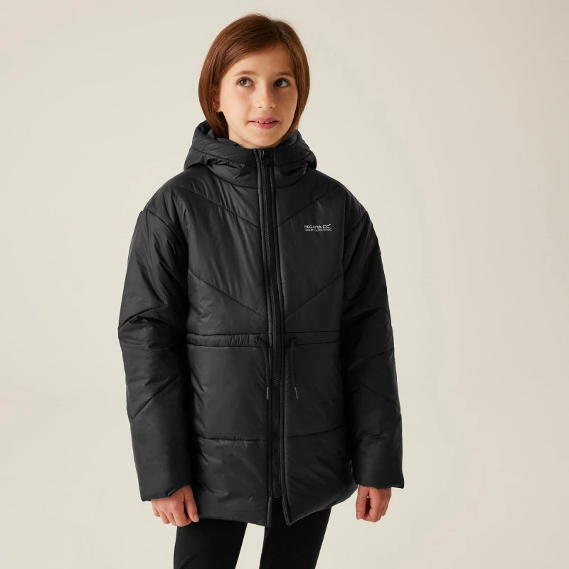 Image of Regatta Junior Rurie Padded Jacket - Black 7 - 8 Years